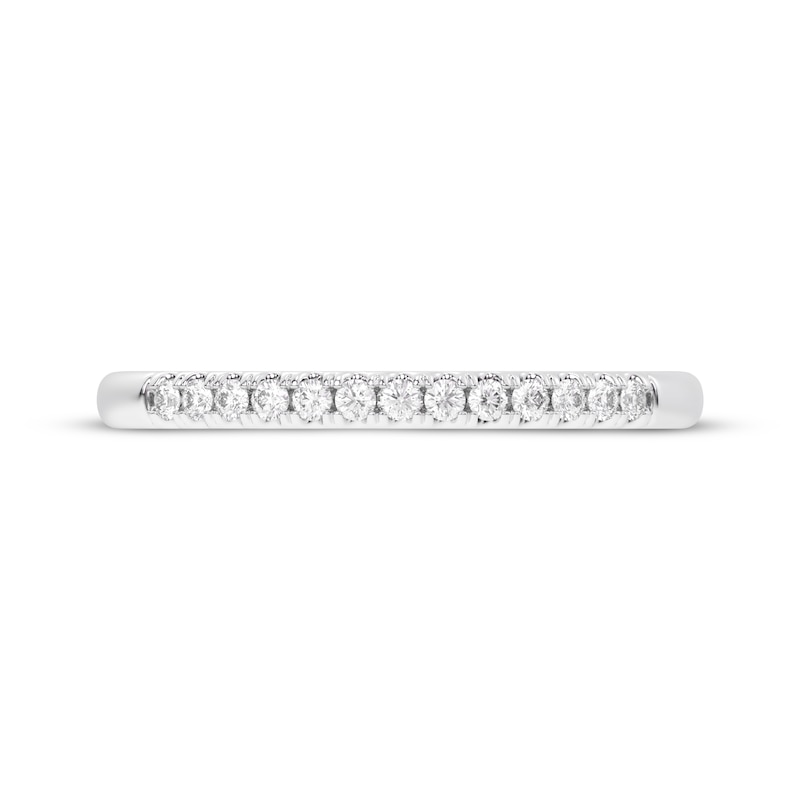 Main Image 3 of Now + Forever Diamond Wedding Band 1/10 ct tw 10K White Gold
