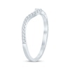 Thumbnail Image 2 of Now + Forever Diamond Contour Wedding Band 1/5 ct tw 14K White Gold