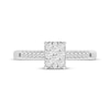 Thumbnail Image 3 of Now + Forever Multi-Diamond Center Rectangle Engagement Ring 1/3 ct tw 10K White Gold