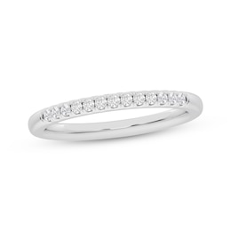 Now + Forever Diamond Wedding Band 1/10 ct tw 10K White Gold