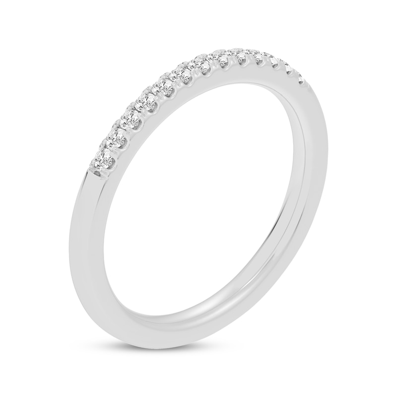 Main Image 2 of Now + Forever Diamond Wedding Band 1/10 ct tw 10K White Gold