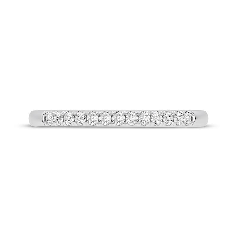Main Image 3 of Now + Forever Diamond Wedding Band 1/10 ct tw 10K White Gold