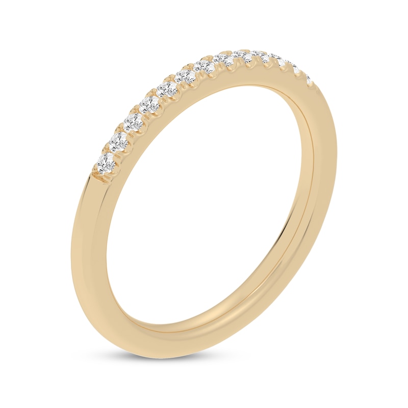 Main Image 2 of Now + Forever Diamond Wedding Band 1/10 ct tw 10K Yellow Gold