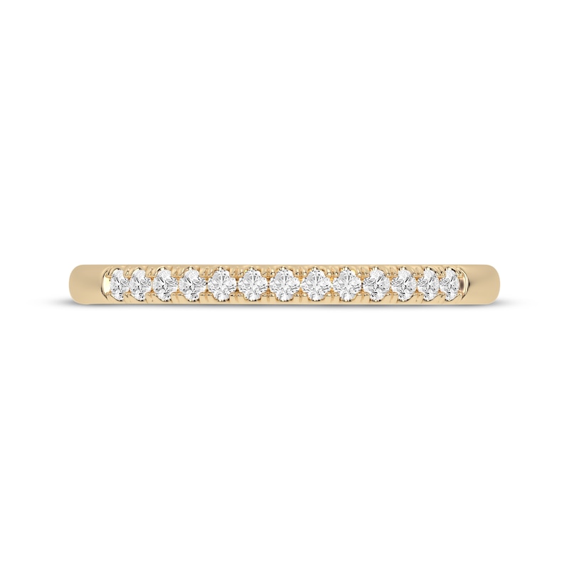 Main Image 3 of Now + Forever Diamond Wedding Band 1/10 ct tw 10K Yellow Gold