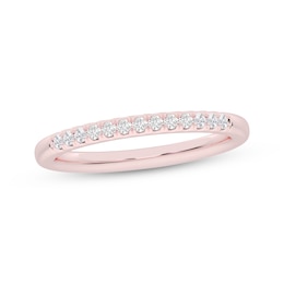 Now + Forever Diamond Wedding Band 1/10 ct tw 10K Rose Gold