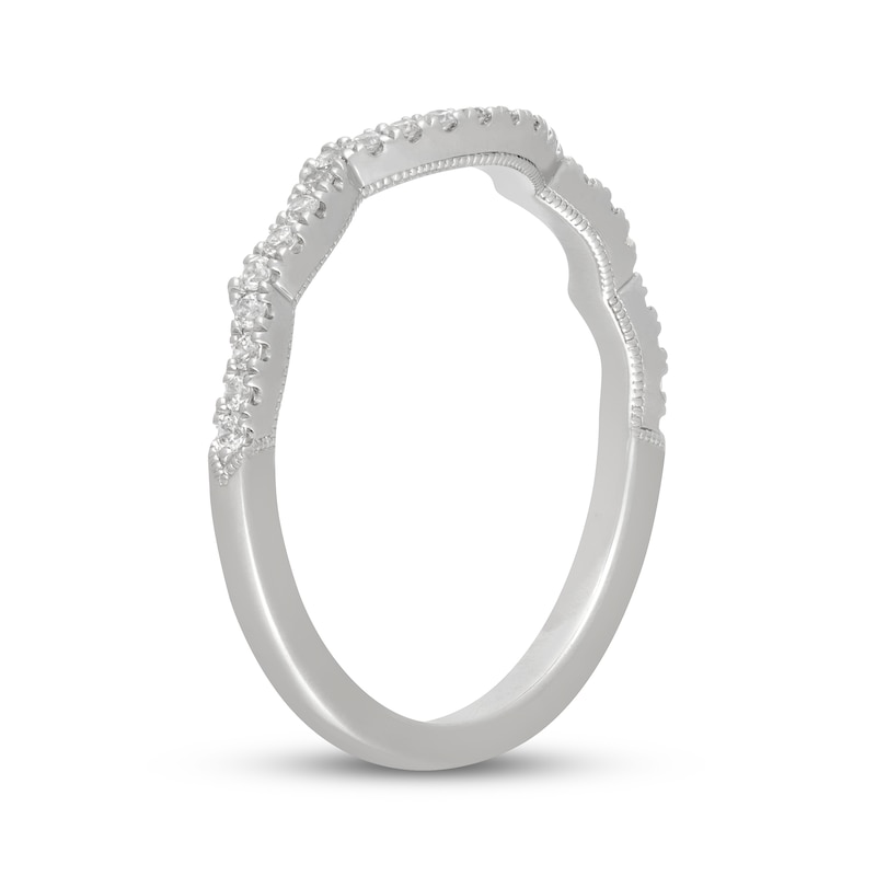 Main Image 5 of Neil Lane Diamond Contour Wedding Band 1/5 ct tw 14K White Gold