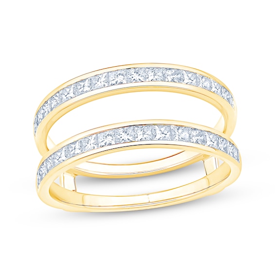 Now + Forever Princess-Cut Diamond Enhancer Ring 1 ct tw 14K Yellow Gold