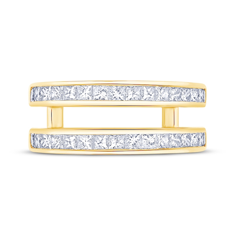 Main Image 3 of Now + Forever Princess-Cut Diamond Enhancer Ring 1 ct tw 14K Yellow Gold