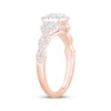 Thumbnail Image 2 of Now + Forever Emerald-Cut Diamond Halo Engagement Ring 7/8 ct tw 14K Rose Gold