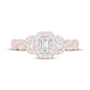 Thumbnail Image 3 of Now + Forever Emerald-Cut Diamond Halo Engagement Ring 7/8 ct tw 14K Rose Gold