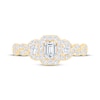 Thumbnail Image 3 of Now + Forever Emerald-Cut Diamond Three-Stone Engagement Ring 7/8 ct tw 14K Yellow Gold