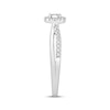 Thumbnail Image 2 of Now + Forever Round-Cut Diamond Halo Engagement Ring 1/4 ct tw 10K White Gold