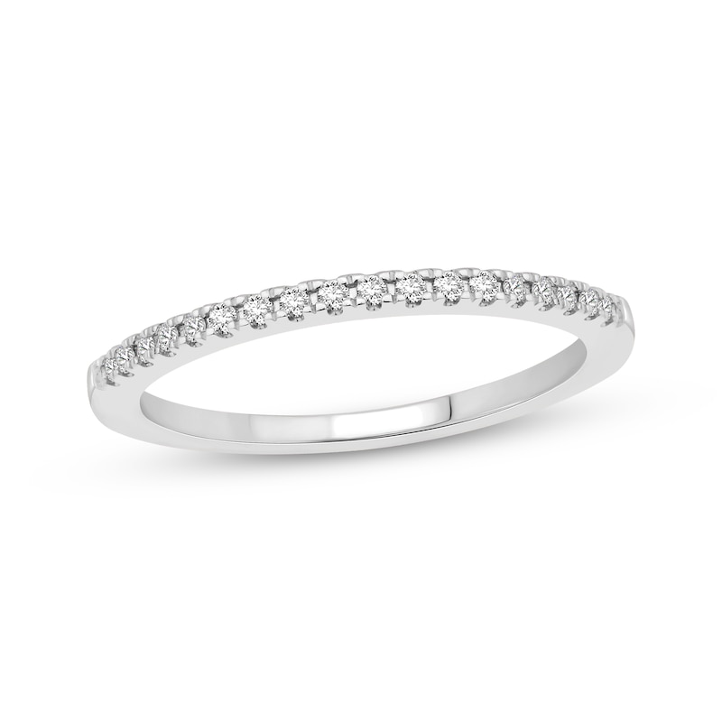 Main Image 1 of Now + Forever Diamond Wedding Ring 1/10 ct tw 10K White Gold