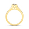 Thumbnail Image 3 of Now + Forever Round-Cut Diamond Halo Engagement Ring 1/4 ct tw 10K Yellow Gold