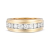 Thumbnail Image 4 of Now + Forever Men's Diamond Wedding Band 1 ct tw 10K Yellow Gold