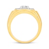 Thumbnail Image 3 of KAY Lab-Grown diamonds Men's Halo Ring 2 ct tw 10K Yellow Gold