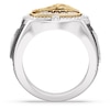 Thumbnail Image 2 of True Fans Miami Dolphins Championship Ring Sterling Silver & 10K Yellow Gold Ring