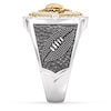 Thumbnail Image 4 of True Fans Miami Dolphins Championship Ring Sterling Silver & 10K Yellow Gold Ring