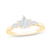 Thumbnail Image 1 of Now + Forever Lab-Grown Diamonds Pear-Shaped Engagement Ring 3/4 ct tw 14K Yellow Gold