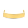 Thumbnail Image 2 of Sneaker Bling Curved Bar Shoelace Charm 14K Yellow Gold-Plated Sterling Silver