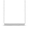 Thumbnail Image 3 of STUDIO BY KAY Diamond Horizontal Bar Necklace 1/6 ct tw Sterling Silver 18&quot;