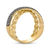 Thumbnail Image 3 of Le Vian Diamond Crossover Chain Link Ring 1/2 ct tw 14K Honey Gold