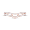 Thumbnail Image 3 of Now + Forever Diamond Two-Row Contour Anniversary Ring 3/8 ct tw 10K Rose Gold