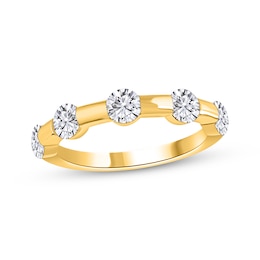Now + Forever Diamond Five-Stone Anniversary Ring 1-1/4 ct tw 14K Yellow Gold