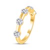 Thumbnail Image 2 of Now + Forever Diamond Five-Stone Anniversary Ring 1-1/4 ct tw 14K Yellow Gold