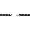 Thumbnail Image 3 of Curb Chain & Mariner Link Station Necklace 8mm Solid Stainless Steel & Black Ion Plating 22&quot;