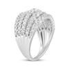 Thumbnail Image 2 of KAY Lab-Grown Diamonds Multi-Row Ring 1 ct tw 10K White Gold