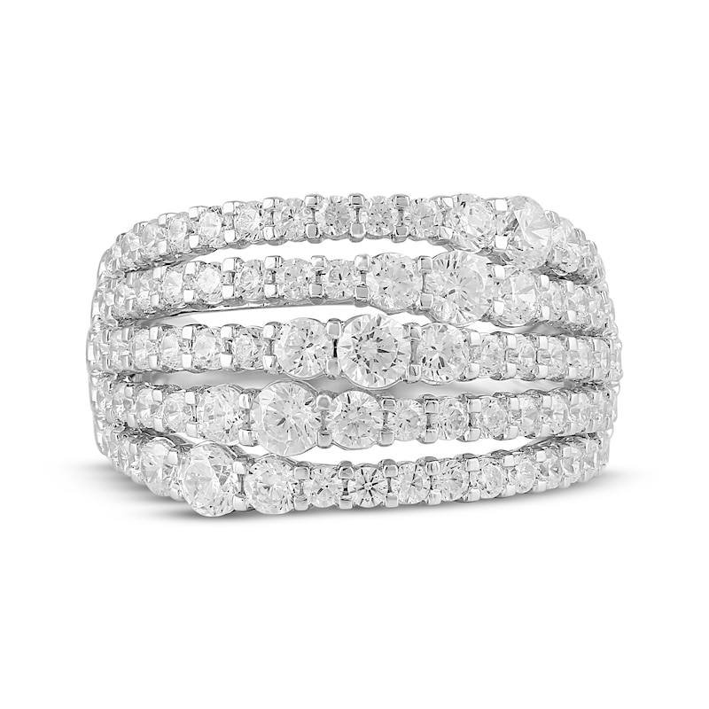 Main Image 3 of KAY Lab-Grown Diamonds Multi-Row Ring 1 ct tw 10K White Gold
