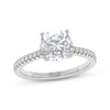 Thumbnail Image 1 of THE LEO Prisma Diamond Round-Cut Hidden Halo Engagement Ring 1-5/8 ct tw 14K White Gold