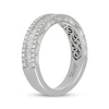 Thumbnail Image 2 of Neil Lane Artistry Heritage Baguette & Round-Cut Lab-Grown Diamond Anniversary Ring 3/4 ct tw Platinum
