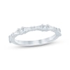 Thumbnail Image 1 of KAY Bow Collection Baguette & Round-Cut Lab-Grown Diamond Anniversary Ring 1/2 ct tw 14K White Gold