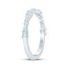 Thumbnail Image 2 of KAY Bow Collection Baguette & Round-Cut Lab-Grown Diamond Anniversary Ring 1/2 ct tw 14K White Gold