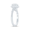 Thumbnail Image 2 of KAY Bow Collection Round-Cut Lab-Grown Diamond Halo Engagement Ring 2 ct tw 14K White Gold