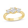 Thumbnail Image 1 of Memories Moments Magic Lab-Grown Diamond Three-Stone Engagement Ring 1 ct tw 14K Yellow Gold