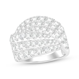 KAY Lab-Grown Diamonds Pavé Multi-Row Overlapping Fashion Ring 3 ct tw 10K White Gold