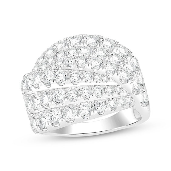 KAY Lab-Grown Diamonds Pavé Multi-Row Overlapping Fashion Ring 3 ct tw 10K White Gold
