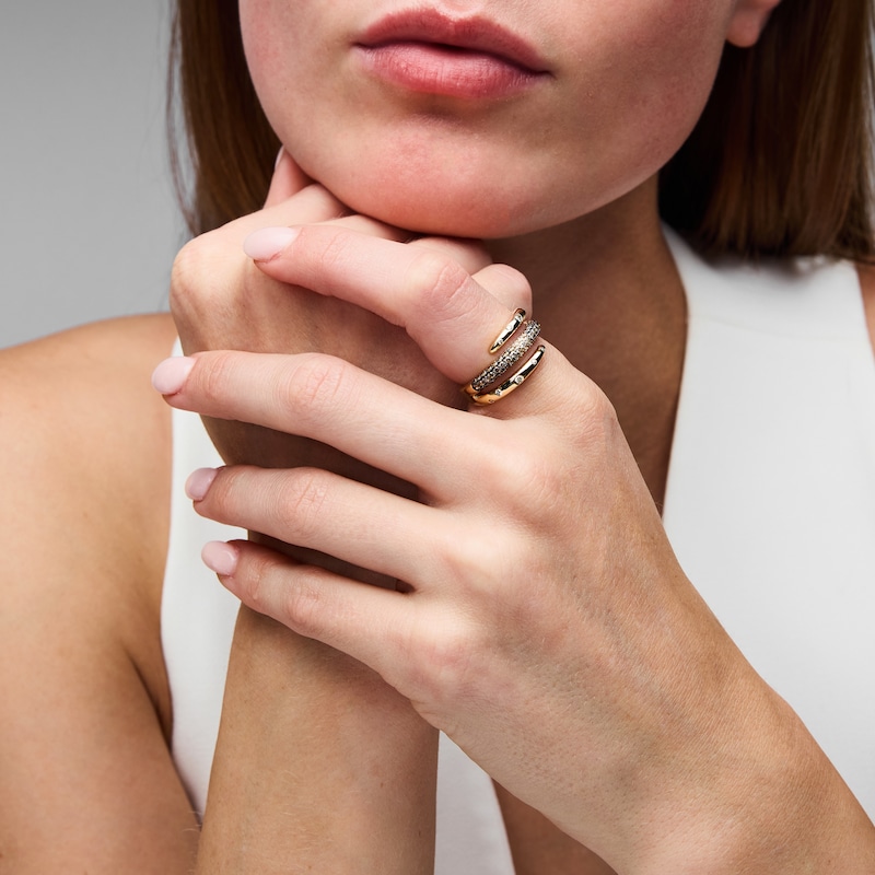 Main Image 4 of Le Vian Desert Diamonds Wrap Ring 5/8 ct tw 14K Honey Gold