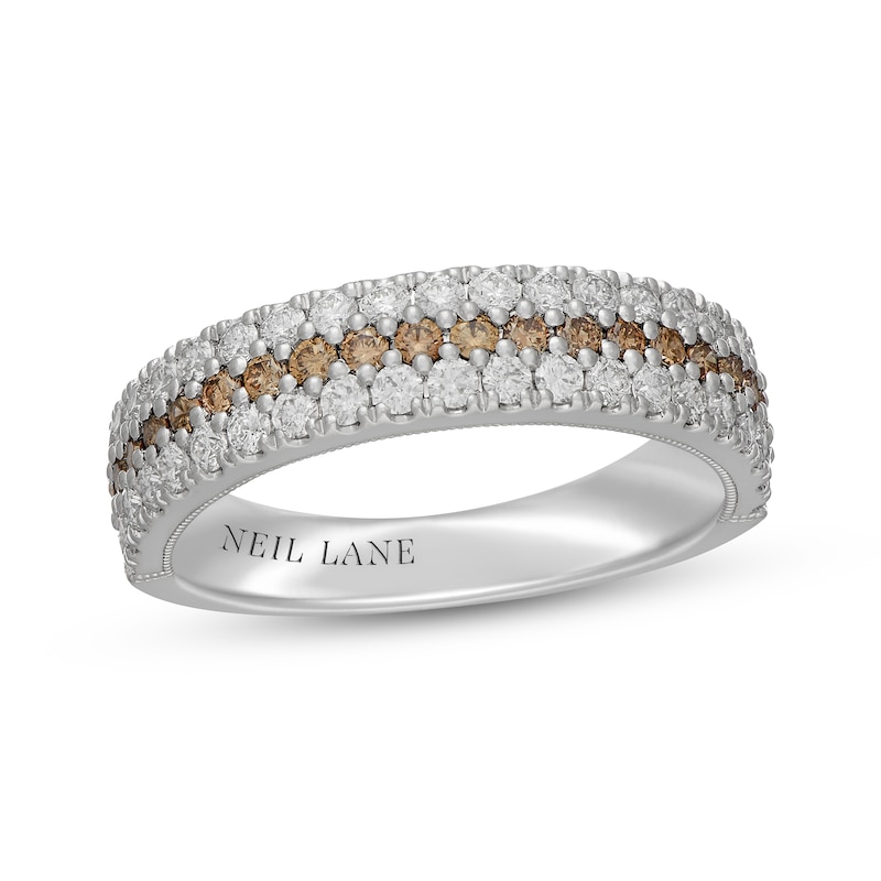 Main Image 1 of Neil Lane Desert Diamonds Three-Row Anniversary Ring 1 ct tw 14K White Gold