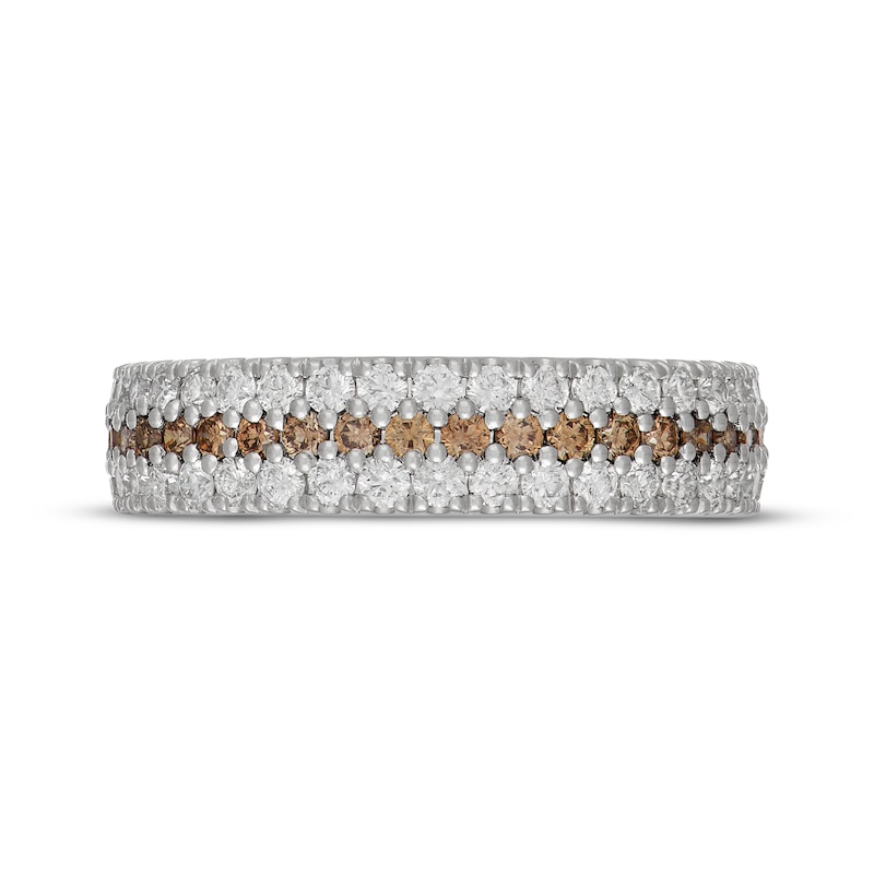 Main Image 3 of Neil Lane Desert Diamonds Three-Row Anniversary Ring 1 ct tw 14K White Gold