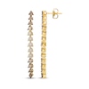 Thumbnail Image 3 of Le Vian Desert Diamonds Chocolate Ombré Drop Earrings 1-1/2 ct tw 14K Honey Gold