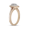 Thumbnail Image 2 of Neil Lane Marquise-Cut Diamond Double Halo Engagement Ring 7/8 ct tw 14K Two-Tone Gold