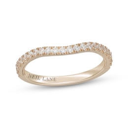 Neil Lane Diamond Contour Wedding Band 1/3 ct tw 14K Yellow Gold