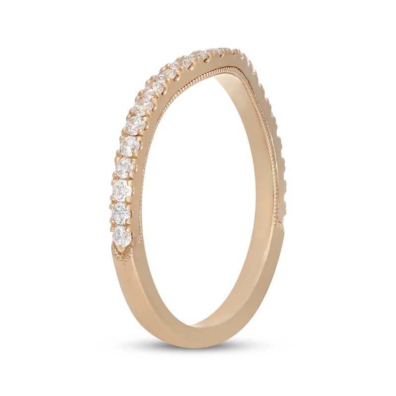 Main Image 2 of Neil Lane Diamond Contour Wedding Band 1/3 ct tw 14K Yellow Gold