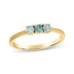 Le Vian Montana Sapphire Ombré Three-Stone Ring 14K Honey Gold