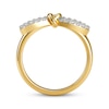 Thumbnail Image 3 of Diamond Bow Fashion Ring 1/4 ct tw 10K Yellow Gold