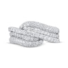 Thumbnail Image 2 of THE LEO Diamond Multi-Row Wave Ring 1-1/2 ct tw 14K White Gold